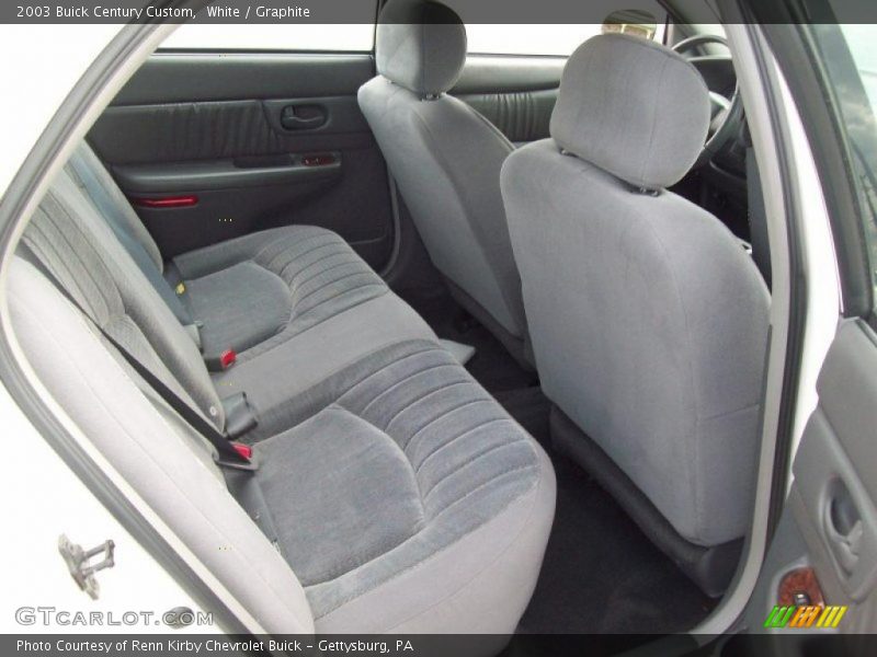 White / Graphite 2003 Buick Century Custom