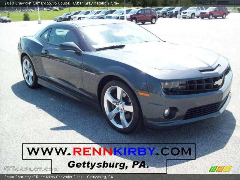 Cyber Gray Metallic / Gray 2010 Chevrolet Camaro SS/RS Coupe