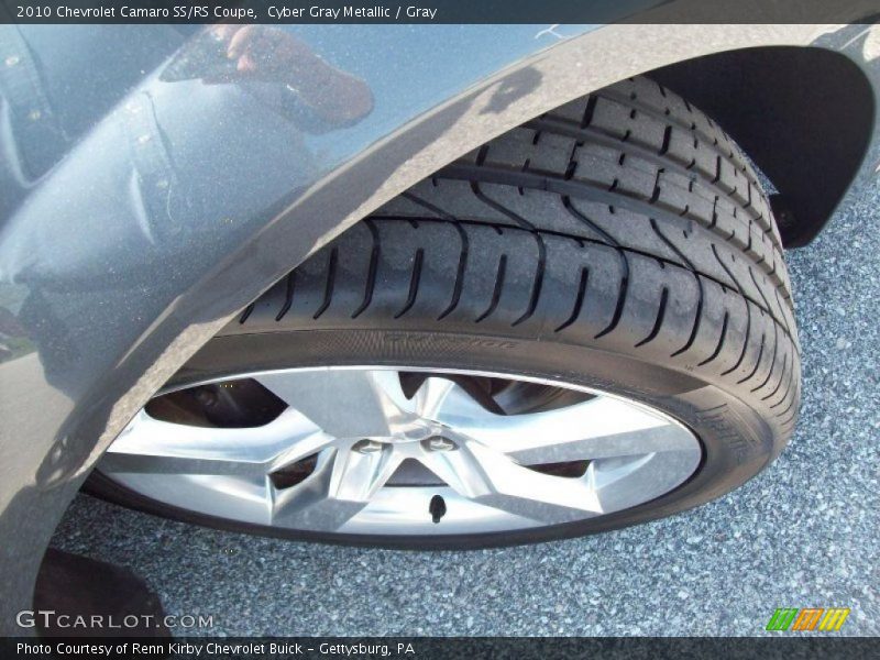 Cyber Gray Metallic / Gray 2010 Chevrolet Camaro SS/RS Coupe
