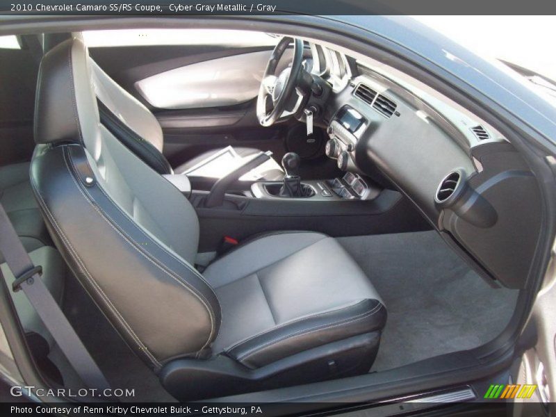 Cyber Gray Metallic / Gray 2010 Chevrolet Camaro SS/RS Coupe
