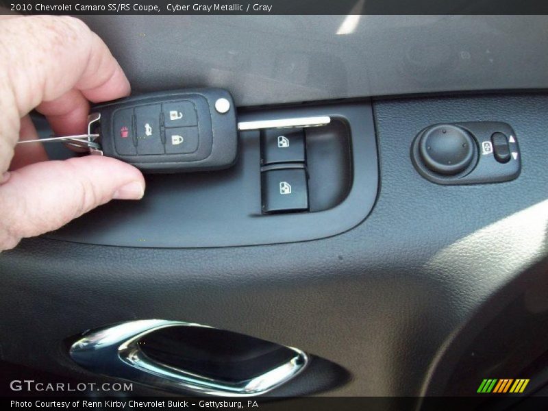 Cyber Gray Metallic / Gray 2010 Chevrolet Camaro SS/RS Coupe