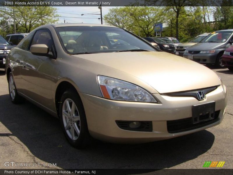 Desert Mist Metallic / Ivory 2003 Honda Accord EX V6 Coupe