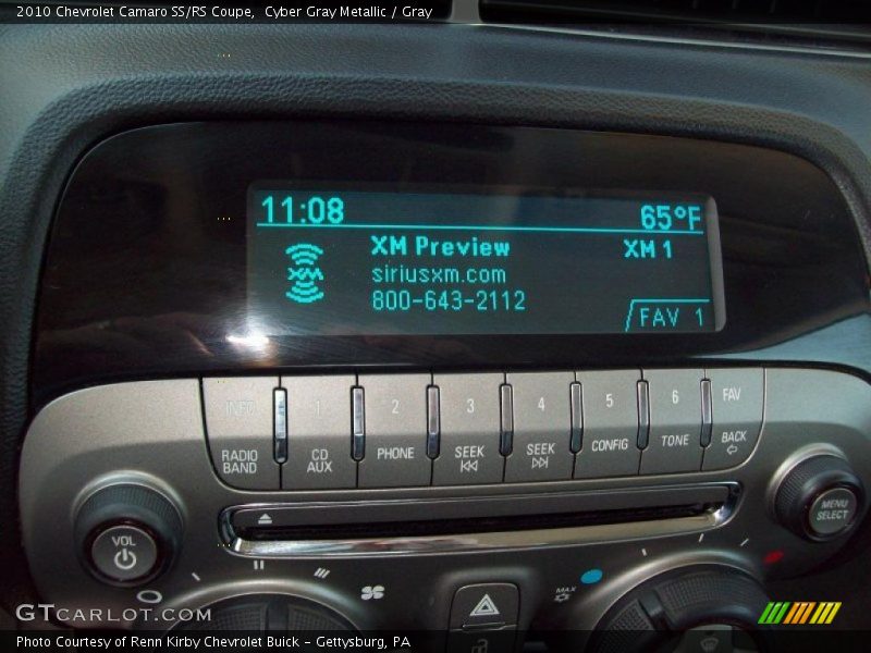 Cyber Gray Metallic / Gray 2010 Chevrolet Camaro SS/RS Coupe
