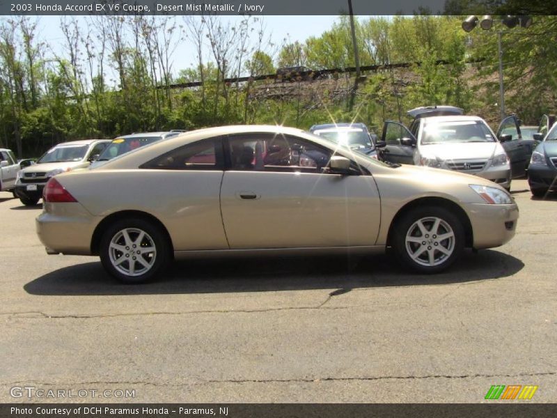 Desert Mist Metallic / Ivory 2003 Honda Accord EX V6 Coupe