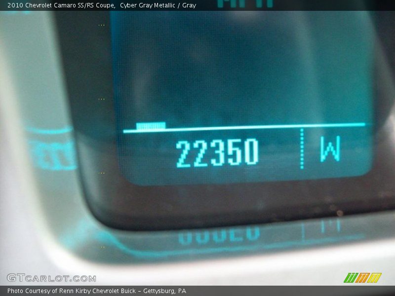 Cyber Gray Metallic / Gray 2010 Chevrolet Camaro SS/RS Coupe
