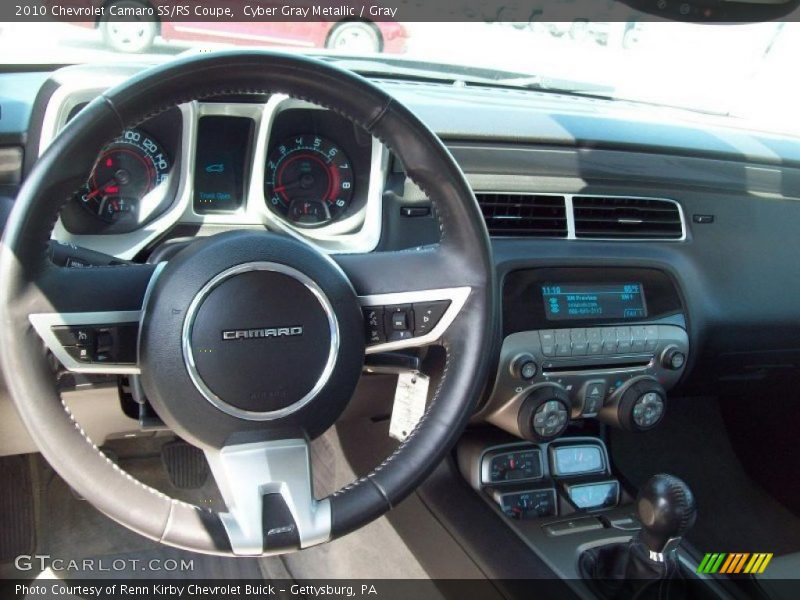 Cyber Gray Metallic / Gray 2010 Chevrolet Camaro SS/RS Coupe