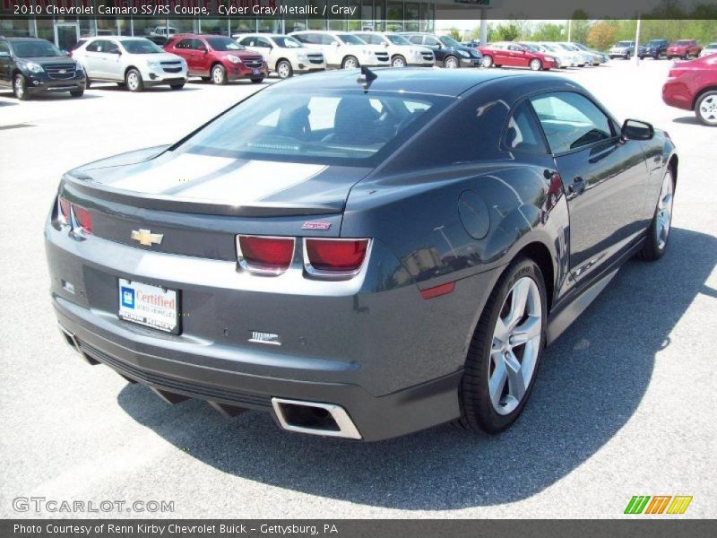 Cyber Gray Metallic / Gray 2010 Chevrolet Camaro SS/RS Coupe