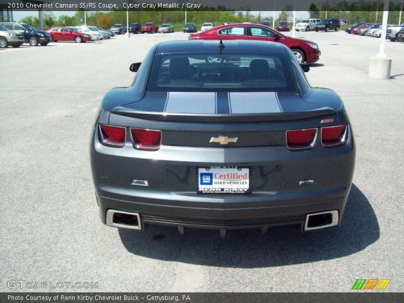 Cyber Gray Metallic / Gray 2010 Chevrolet Camaro SS/RS Coupe