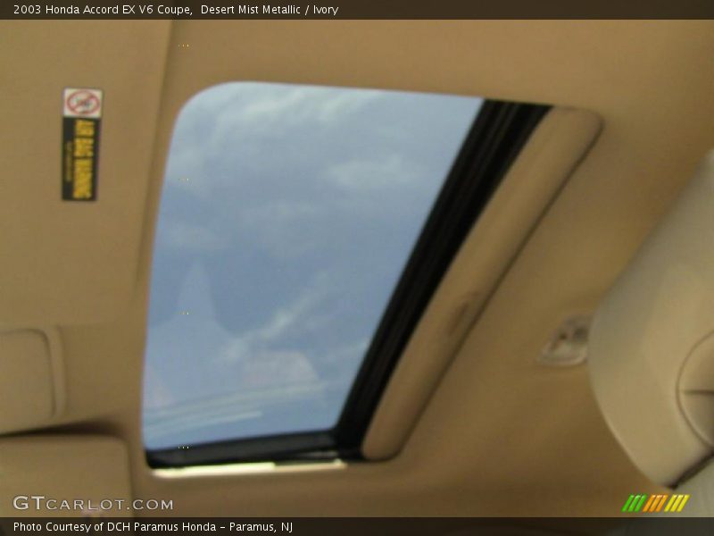 Desert Mist Metallic / Ivory 2003 Honda Accord EX V6 Coupe