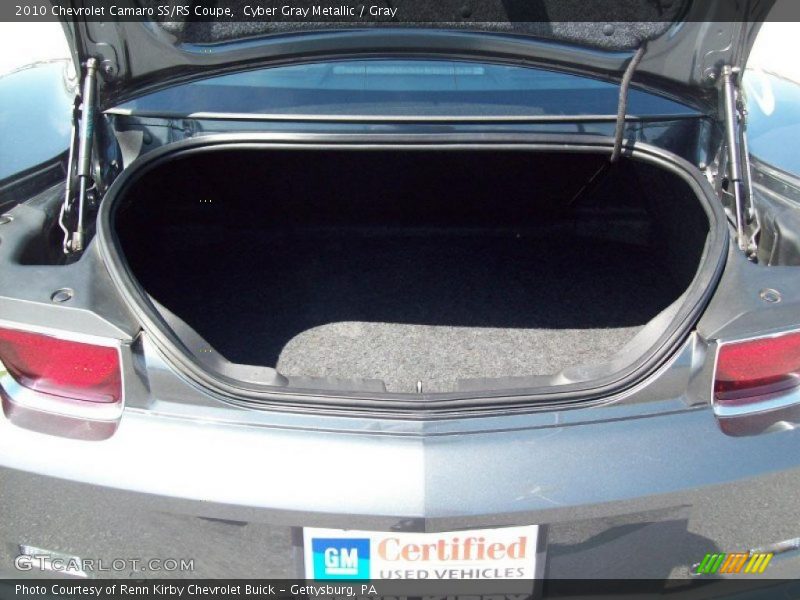 Cyber Gray Metallic / Gray 2010 Chevrolet Camaro SS/RS Coupe