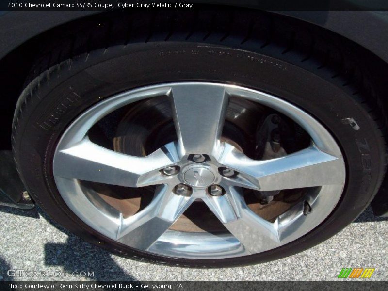 Cyber Gray Metallic / Gray 2010 Chevrolet Camaro SS/RS Coupe