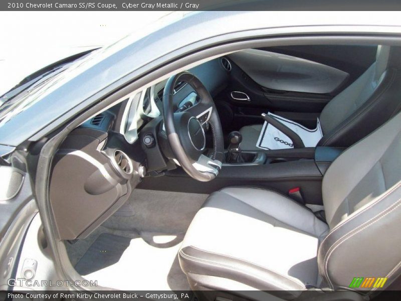 Cyber Gray Metallic / Gray 2010 Chevrolet Camaro SS/RS Coupe