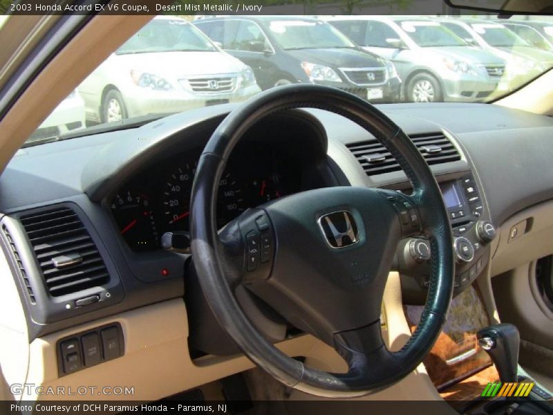 Desert Mist Metallic / Ivory 2003 Honda Accord EX V6 Coupe