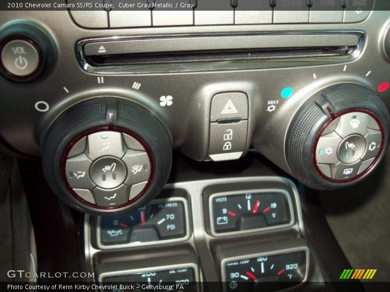 Cyber Gray Metallic / Gray 2010 Chevrolet Camaro SS/RS Coupe