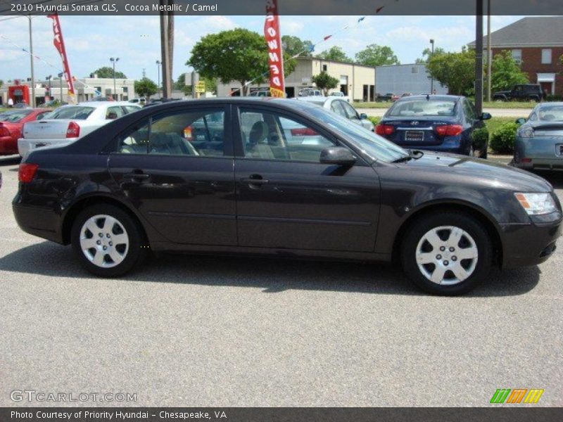 Cocoa Metallic / Camel 2010 Hyundai Sonata GLS