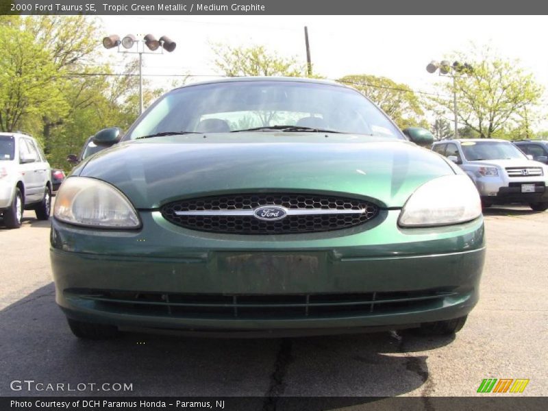 Tropic Green Metallic / Medium Graphite 2000 Ford Taurus SE