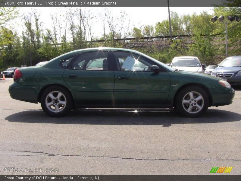 Tropic Green Metallic / Medium Graphite 2000 Ford Taurus SE