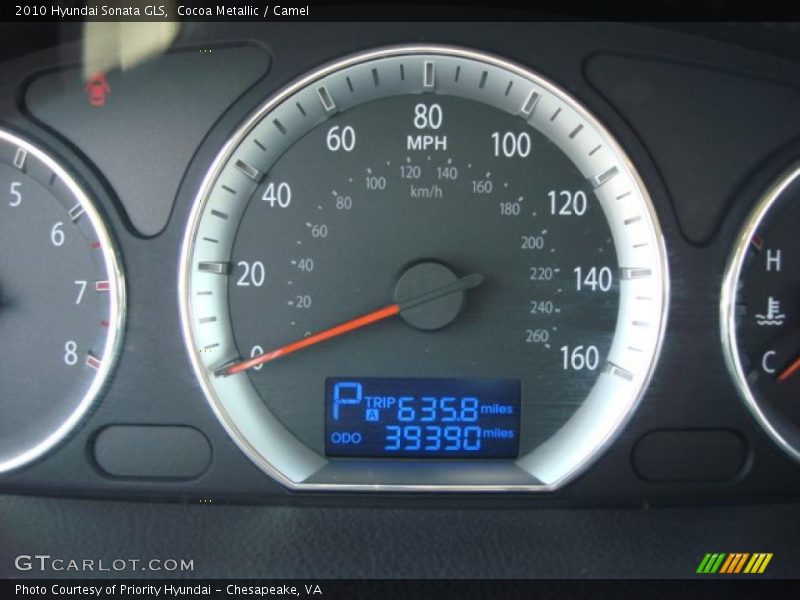 Cocoa Metallic / Camel 2010 Hyundai Sonata GLS