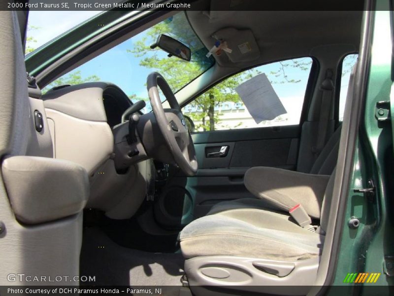 Tropic Green Metallic / Medium Graphite 2000 Ford Taurus SE