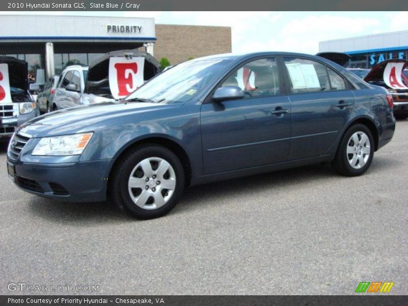 Slate Blue / Gray 2010 Hyundai Sonata GLS