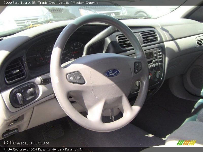 Tropic Green Metallic / Medium Graphite 2000 Ford Taurus SE