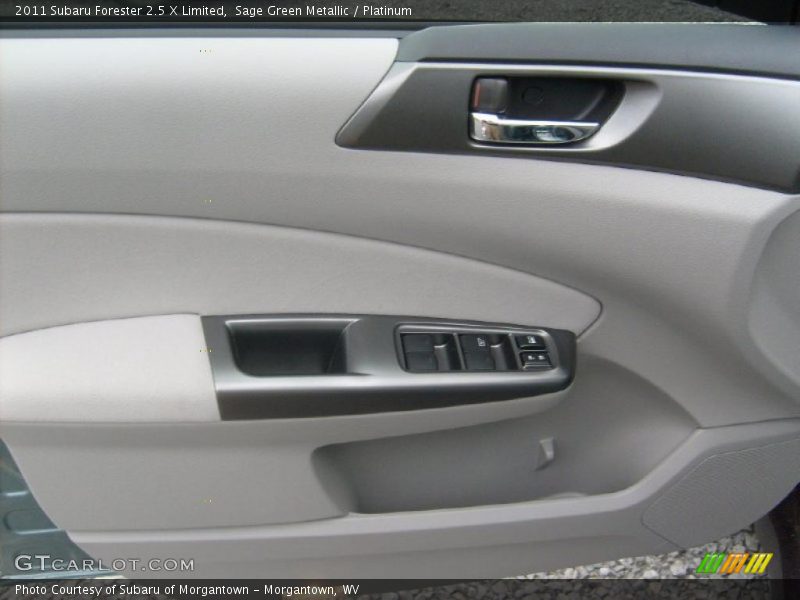 Sage Green Metallic / Platinum 2011 Subaru Forester 2.5 X Limited