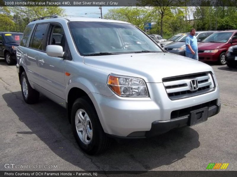 Billet Silver Metallic / Gray 2008 Honda Pilot Value Package 4WD