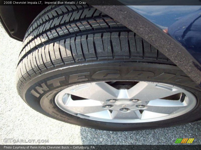 Imperial Blue Metallic / Gray 2008 Chevrolet Impala LT