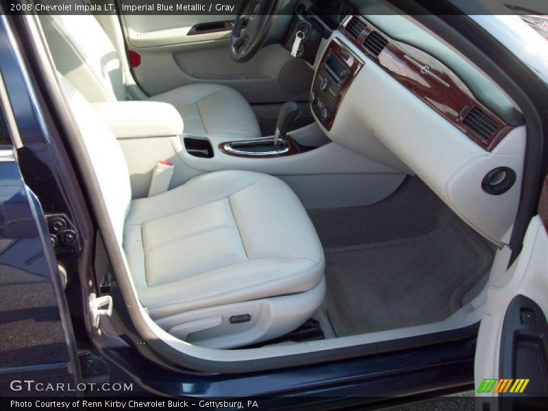 Imperial Blue Metallic / Gray 2008 Chevrolet Impala LT