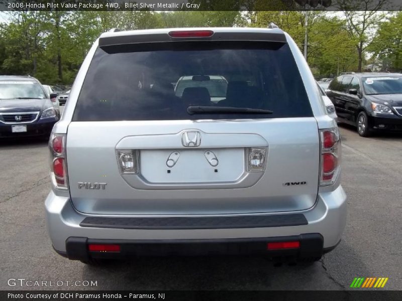 Billet Silver Metallic / Gray 2008 Honda Pilot Value Package 4WD