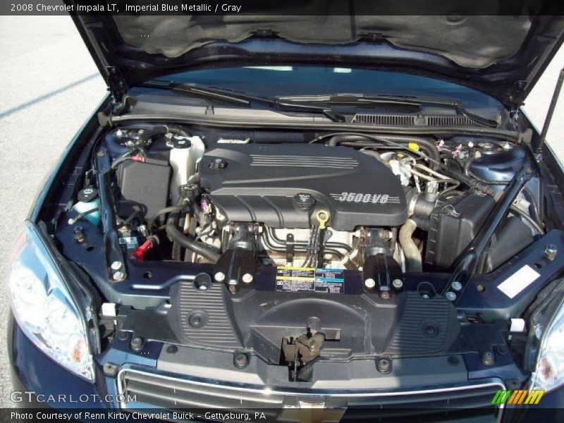 Imperial Blue Metallic / Gray 2008 Chevrolet Impala LT