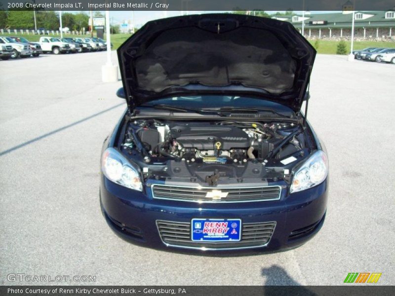 Imperial Blue Metallic / Gray 2008 Chevrolet Impala LT