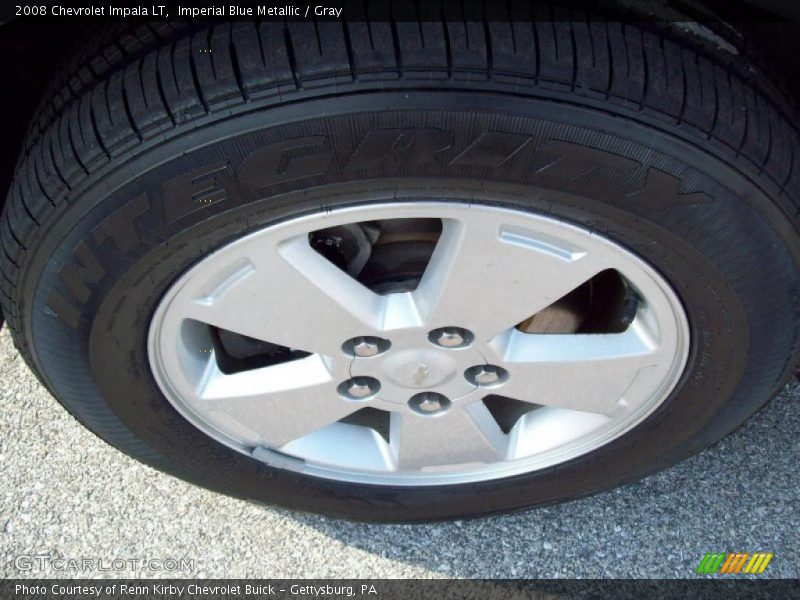 Imperial Blue Metallic / Gray 2008 Chevrolet Impala LT
