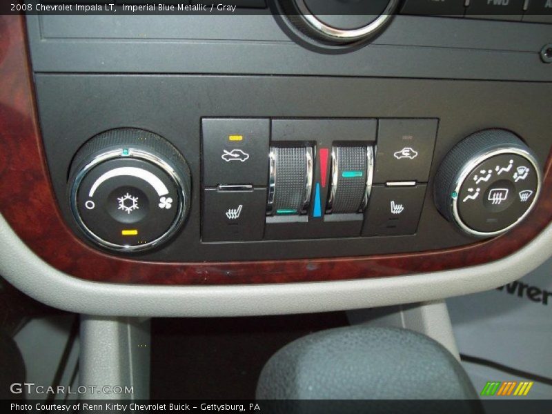 Imperial Blue Metallic / Gray 2008 Chevrolet Impala LT