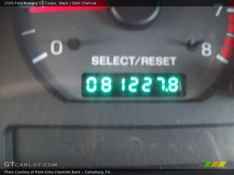 Black / Dark Charcoal 2000 Ford Mustang GT Coupe
