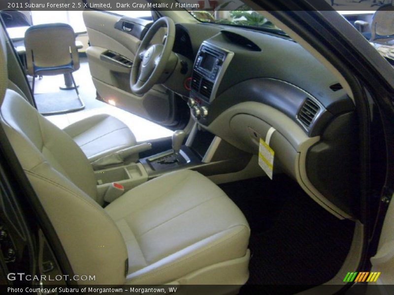 Dark Gray Metallic / Platinum 2011 Subaru Forester 2.5 X Limited
