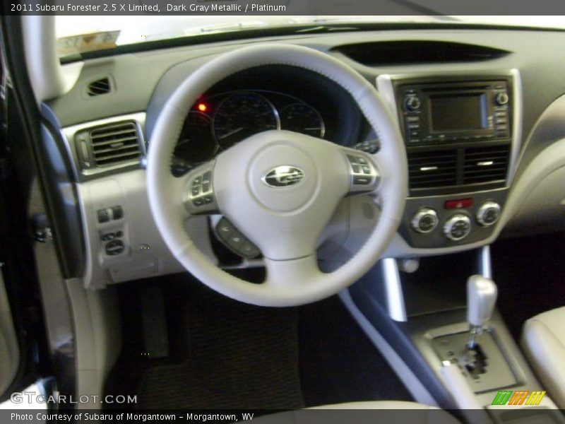 Dark Gray Metallic / Platinum 2011 Subaru Forester 2.5 X Limited