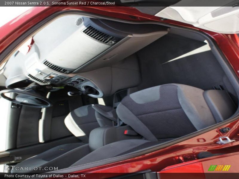 Sonoma Sunset Red / Charcoal/Steel 2007 Nissan Sentra 2.0 S