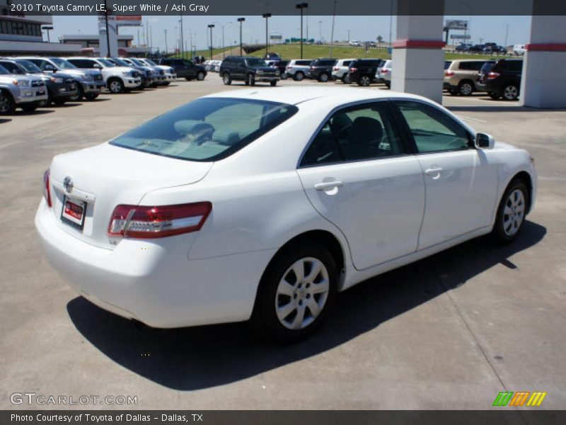 Super White / Ash Gray 2010 Toyota Camry LE