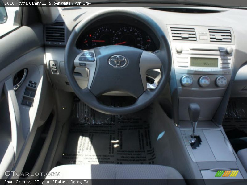 Super White / Ash Gray 2010 Toyota Camry LE