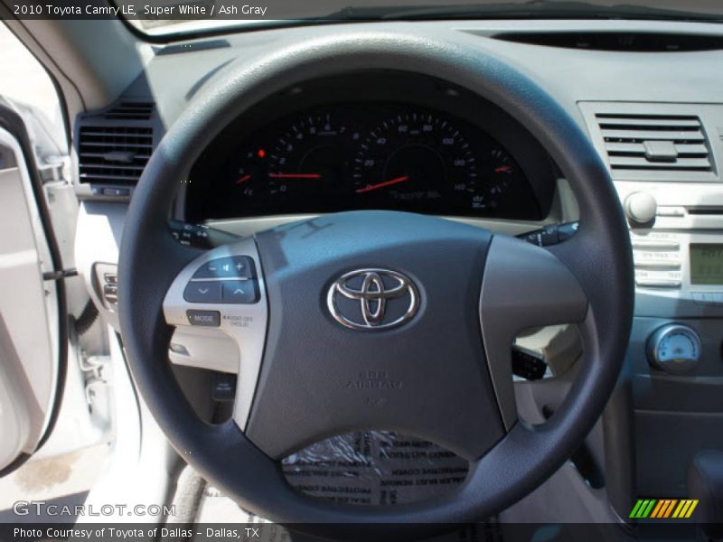Super White / Ash Gray 2010 Toyota Camry LE