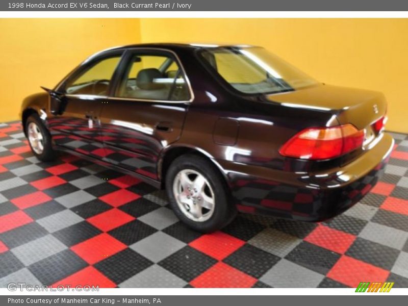 Black Currant Pearl / Ivory 1998 Honda Accord EX V6 Sedan