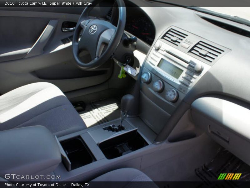 Super White / Ash Gray 2010 Toyota Camry LE