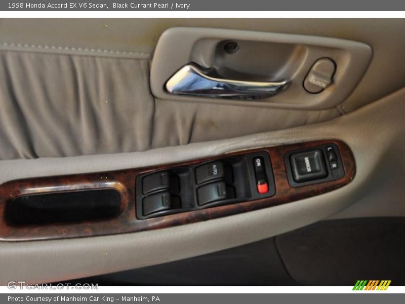 Black Currant Pearl / Ivory 1998 Honda Accord EX V6 Sedan