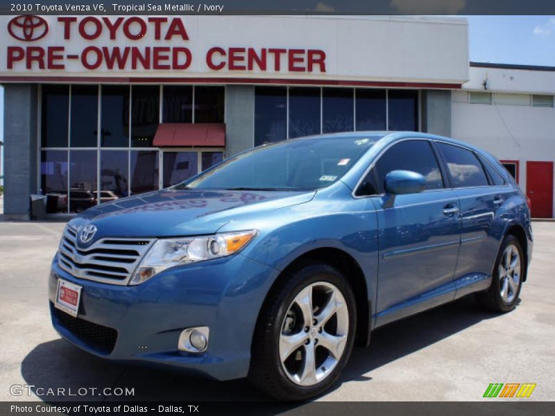 Tropical Sea Metallic / Ivory 2010 Toyota Venza V6