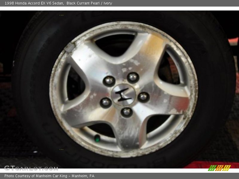 Black Currant Pearl / Ivory 1998 Honda Accord EX V6 Sedan