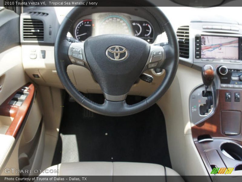 Tropical Sea Metallic / Ivory 2010 Toyota Venza V6