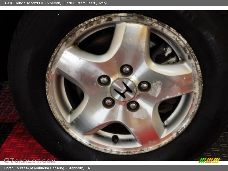 Black Currant Pearl / Ivory 1998 Honda Accord EX V6 Sedan