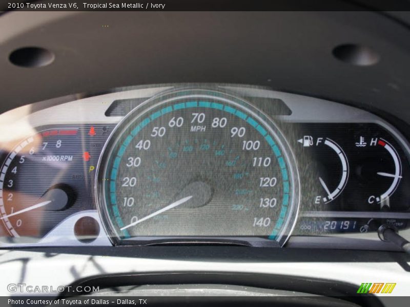  2010 Venza V6 V6 Gauges