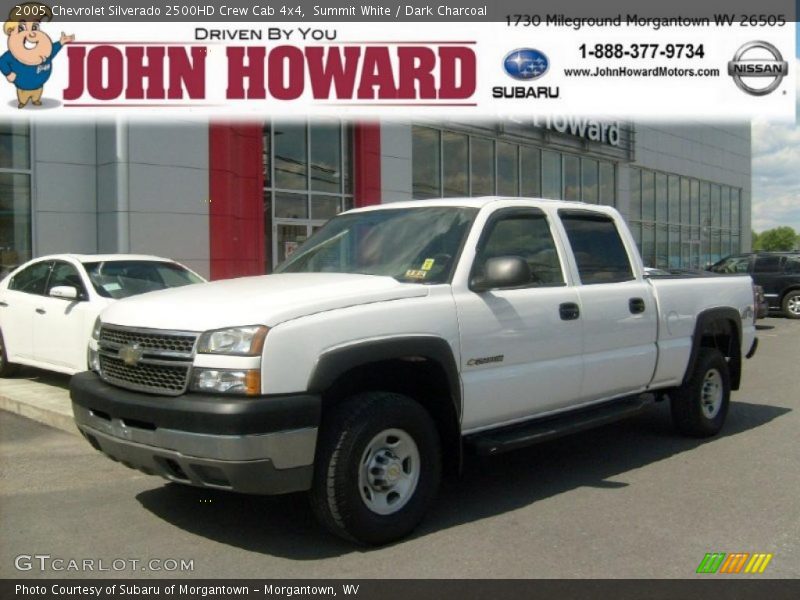 Summit White / Dark Charcoal 2005 Chevrolet Silverado 2500HD Crew Cab 4x4